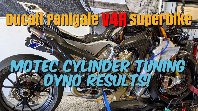 SBU 2020 Ducati V4R Panigale SBK, Pt.11 - MoTeC M1 Base Cylinder Tuning Dyno Results, More Parts!