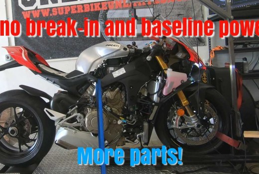 Superbike Unlimited 2020 Ducati V4R Full-Spec Project, Pt.2 - Stock Dyno Break In & Baseline Numbers