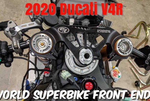 SBU 2020 Ducati V4R Project, Pt.3 - WSBK Brembo Brakes & Ohlins forks, Trick E/T Rearsets Kit, More!