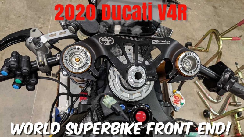 SBU 2020 Ducati V4R Project, Pt.3 - WSBK Brembo Brakes & Ohlins forks, Trick E/T Rearsets Kit, More!