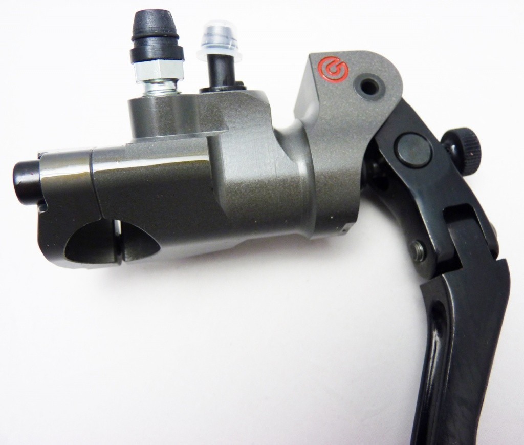 Brembo Billet Radial Master Cylinder with Folding Lever - 19x16 19x18 19x20