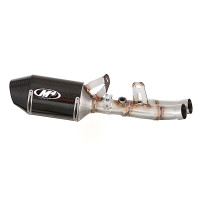 M4 2006-2022 YZF-R6 Street Slayer Mount Slip On w/ Muffler Box Eliminator Kit and Carbon Fiber Muffler