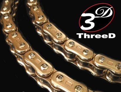 EK 3D (ThreeD) Chain - Black, Gold or Chrome