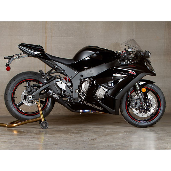 M4 Black GP Slip-On Exhaust 2011-2015 Kawasaki ZX-10R