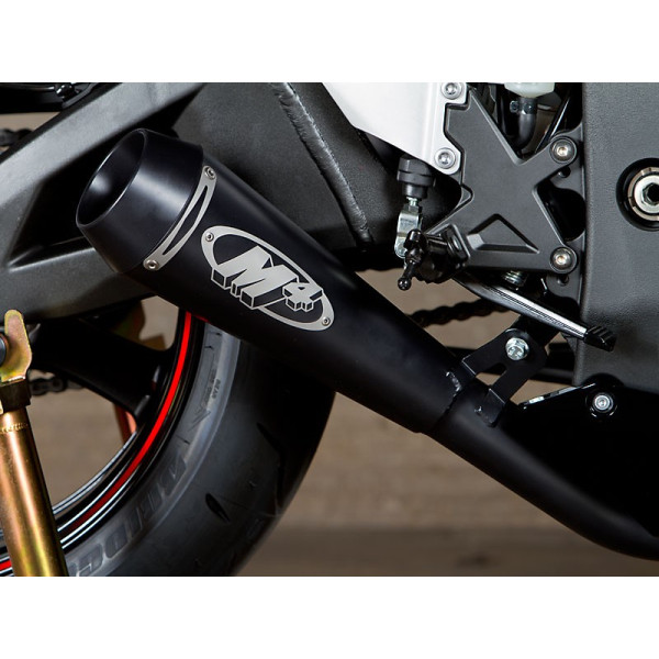 M4 Black GP Slip-On Exhaust 2011-2015 Kawasaki ZX-10R