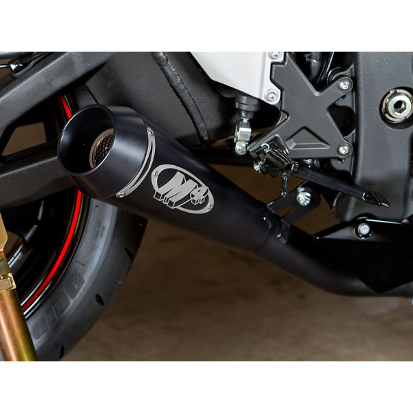 M4 Black GP Slip-On Exhaust 2011-2015 Kawasaki ZX-10R