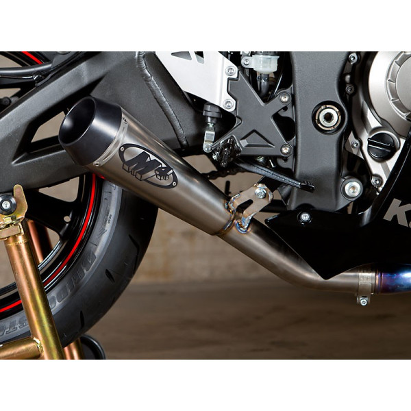 M4 Black GP Slip-On Exhaust 2011-2015 Kawasaki ZX-10R