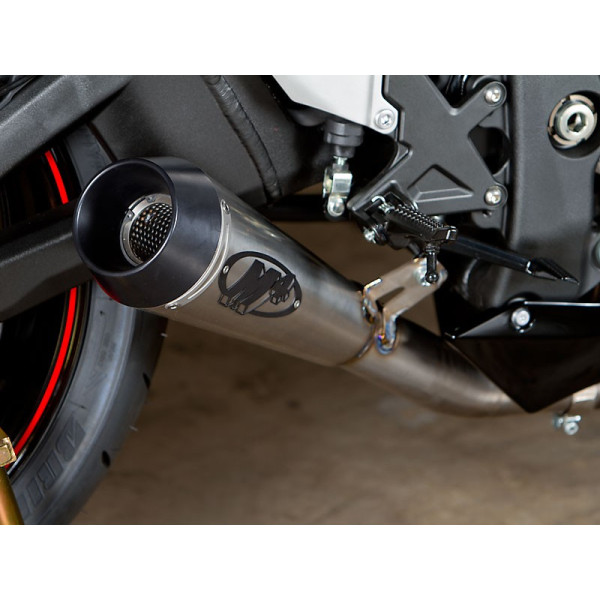 M4 Black GP Slip-On Exhaust 2011-2015 Kawasaki ZX-10R
