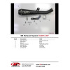 M4 Black GP Slip-On Exhaust 2011-2015 Kawasaki ZX-10R