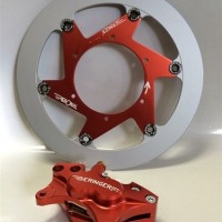  Beringer Supermoto Brake Kit: 4 Piston - Honda, Suzuki, Yamaha, KTM, Kawasaki, Husqvarna, Husaberg, Gas Gas 
