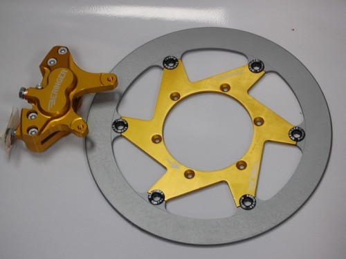 Beringer Supermoto Brake Kit: 4 Piston - Honda, Suzuki, Yamaha, KTM, Kawasaki, Husqvarna, Husaberg, Gas Gas