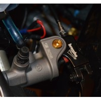 Gold Titanium Lever Pivolt Bolt Pins for Brembo RCS Master Cylinders