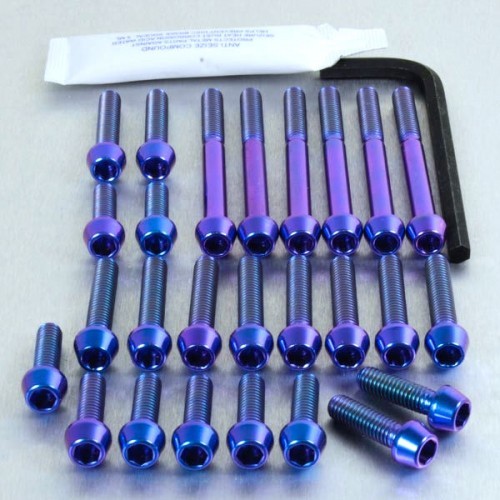 Blue Honda CBR1000RR Fireblade 08-11 Pro-Bolt Aluminium P Clip 5mm 
