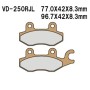 Vesrah VD-250 RJL Brake Pads Ninja 250R & 300R