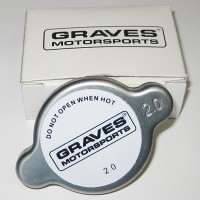 Graves Motorsports Works 2.0 Bar Radiator Cap Graves Motorsports Works 2.0 Bar Radiator Cap