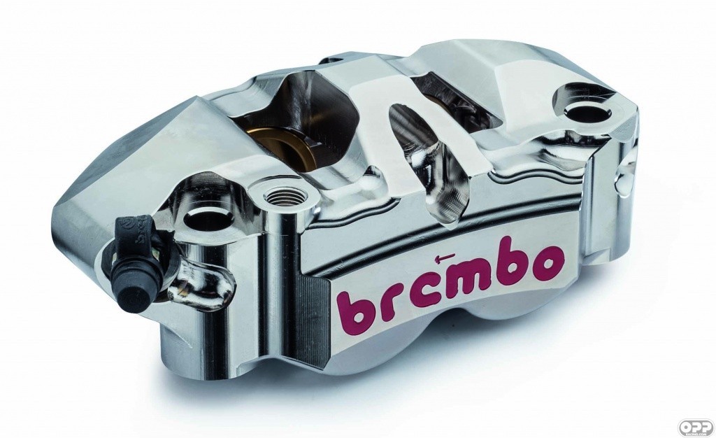 Brembo CNC Monobloc 4 Piston P34 / 38 108mm Flagship Race Caliper