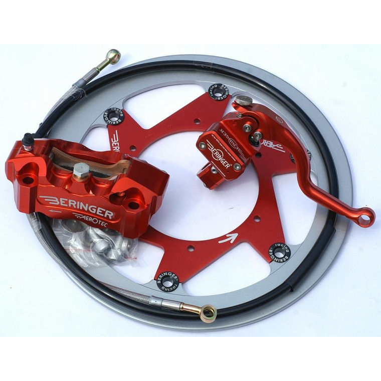Beringer Supermoto Top Race Brake Kit: 6 Piston Caliper, Master Cylinder and Disc - Honda, Suzuki, Yamaha, KTM, Kawasaki, more Beringer Supermoto Top Race Brake Kit: 6 Piston Caliper, Master Cylinder and Disc - Honda, Suzuki, Yamaha, KTM, Kawasaki, more