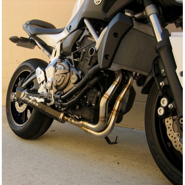 Graves Motorsports Yamaha FZ07 MT07 XSR700 R7 Full Exhaust System