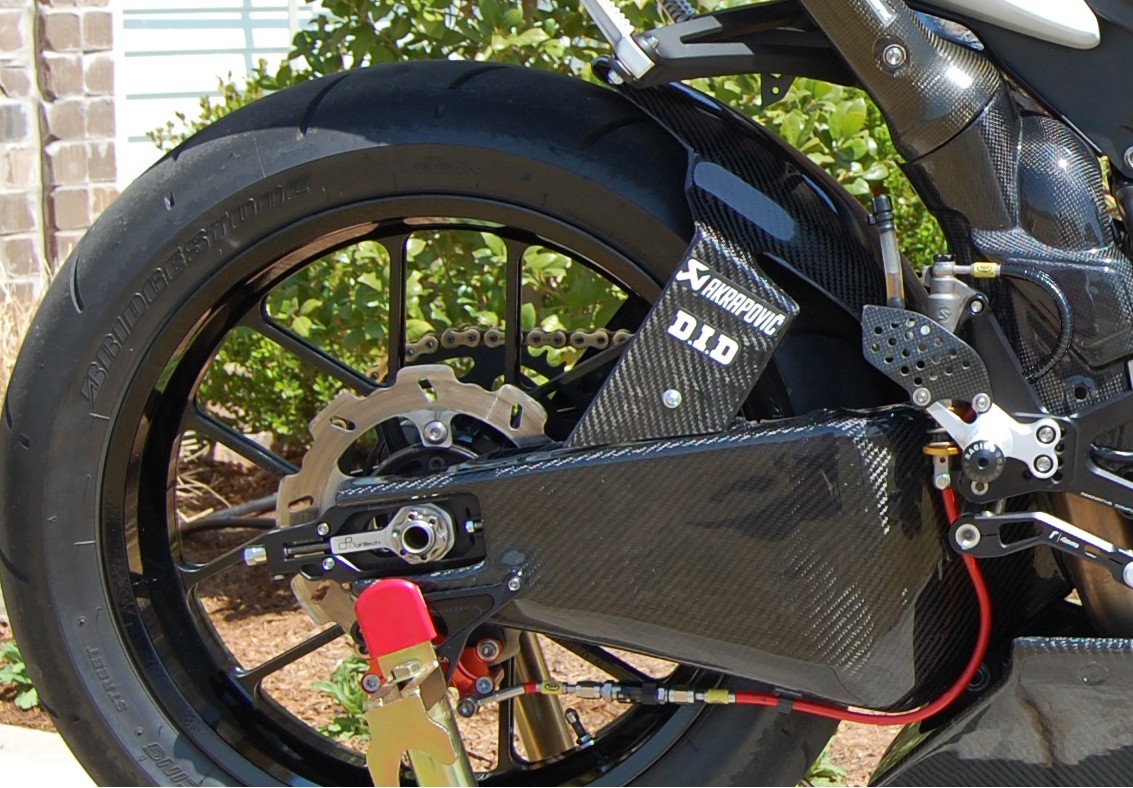 09-14 YZF-R1 Lacomoto Superbike Carbon Fiber Rear Hugger