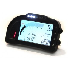 i2M Chrome Full Color LCD Dash & GPS Lap Timer -  Honda, Kawasaki, Suzuki, Yamaha, Ducati