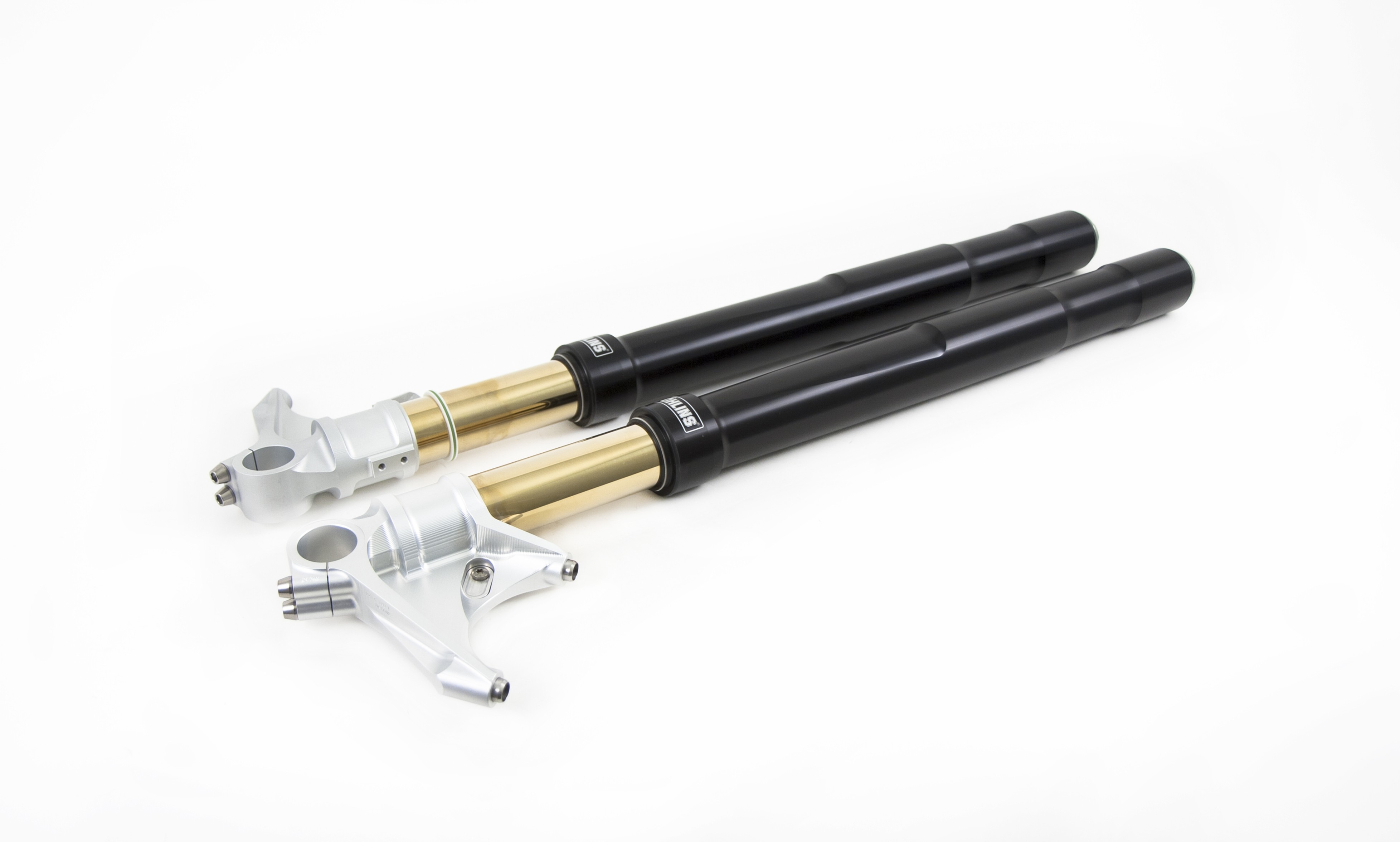 2014年式 S1000RR用フロントフォーク2本セット美品 Ohlins Black FGRT 212 Road & Track Front Forks 2008-2015 BMW