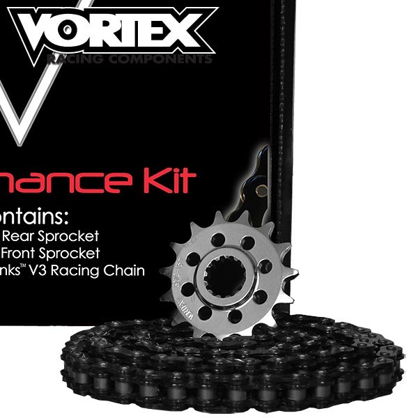 Vortex / EK 520 Conversion Chain and Steel Sprocket Kit - All Makes