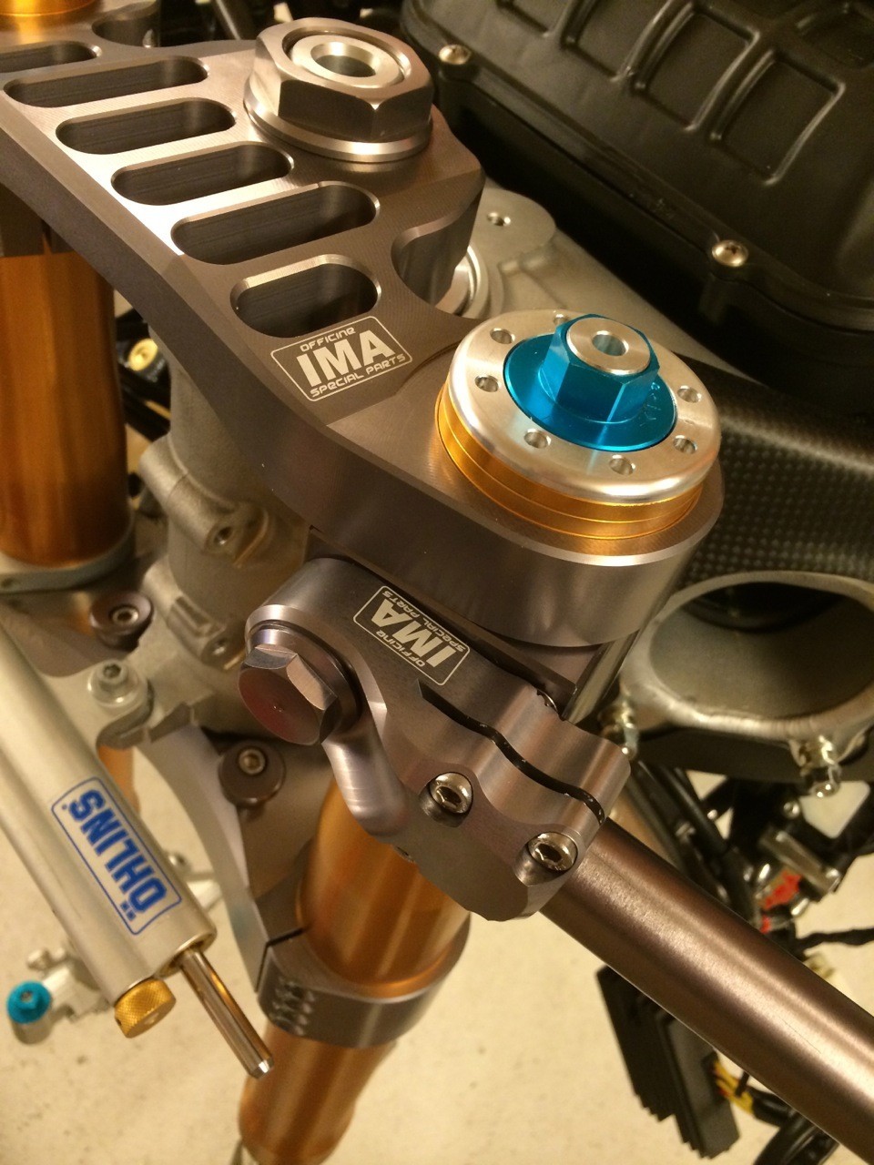 IMA Special Parts Model 4 EVO Adjustable Triple Clamp - Aprilia, BMW, Honda, Kawasaki, Suzuki, Yamaha