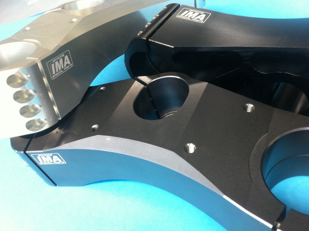 IMA Special Parts Model 4 EVO Adjustable Triple Clamp - Aprilia, BMW, Honda, Kawasaki, Suzuki, Yamaha