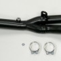 M4 2015-2023 Yamaha R1 Black Stainless Catalytic Converter Eliminator