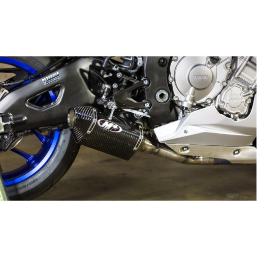 M4 2015-2023 Yamaha R1 Carbon Street Slayer Cat Eliminator Exhaust System
