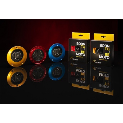 LighTech Spin-Lock Fuel Cap - Honda, Suzuki, Kawasaki, Yamaha, BMW, Ducati, Aprilia