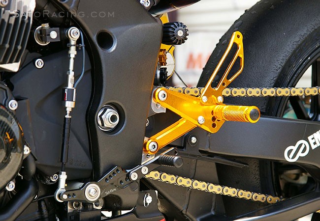 Sato Racing Fully Adjustable Rearsets 2009-2014 Yamaha YZF-R1