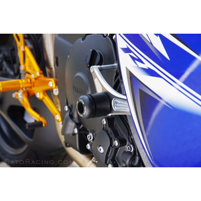 Sato Racing No-Cut Frame Sliders for 2009-2014 Yamaha YZF-R1