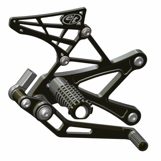 Evol Technology Kawasaki ZX-6R Rearsets 2006-13