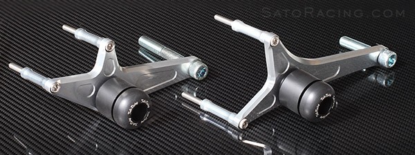 Sato Racing No-Cut Frame Sliders for 2009-2014 Yamaha YZF-R1