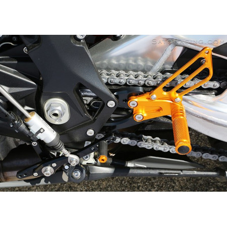 Sato Racing Race Concept RearSets - Gold  2015+ BMW S1000RR