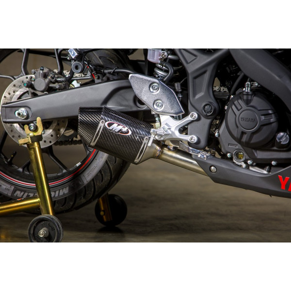M4 Street Slayer Carbon Fiber Slip On  -  2015-2023 Yamaha YZF-R3