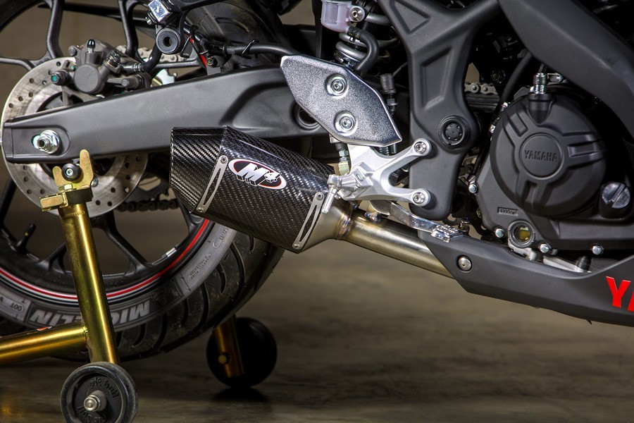 M4 Street Slayer Carbon Fiber Slip On  -  2015-2023 Yamaha YZF-R3 