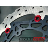 Braketech Steel 320 x 5mm Supermoto Front Brake Rotor - Honda, KTM, Suzuki, Aprilia, Kawasaki, Husqvarna, Yamaha