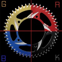 Vortex Racing Aluminum Anodized Rear Sprocket - Aftermarket Wheels - OZ, Marchesini, CoreMoto, BST, Rotobox