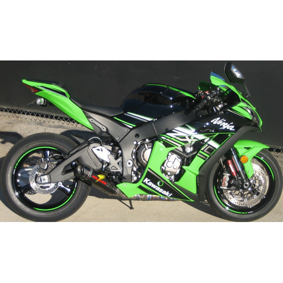 Graves Motorsports 2016-20 Kawasaki ZX-10R Cat Eliminator Titanium Exhaust System