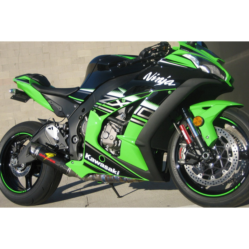 Graves Motorsports 2016-20 Kawasaki ZX-10R Cat Eliminator Titanium Exhaust System