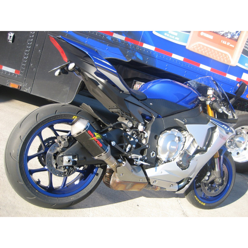 Graves Motorsports Yamaha YZF-R1 FZ-10 MT-10 Cat Back Slip-On Exhaust - Carbon Graves Motorsports Yamaha YZF-R1 FZ-10 MT-10 Cat Back Slip-On Exhaust - Carbon
