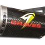 Graves Motorsports Yamaha YZF-R1 FZ-10 MT-10 Cat Back Slip-On Exhaust - Carbon
