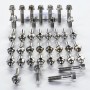 Pro-Bolt Titanium Engine Bolt Kit 2015-19 Yamaha YZF-R1 Flanged Hex Head 