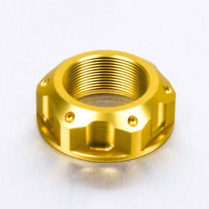 Pro-Bolt Titanium Top Yoke Nut Open, BMW, Kawasaki, Suzuki, Triumph, Yamaha.  