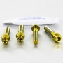 Pro-Bolt Titanium Front Axle Pinch Bolt Set For, Yamaha, Kawasaki, Ducati, Triumph,