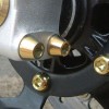 Pro-Bolt Titanium Front Axle Pinch Bolt Set For, Yamaha, Kawasaki, Ducati, Triumph,