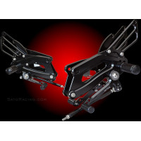 Sato Racing "Street Friendly" Adjustable Rearsets 2015-2018 YAMAHA YZF-R3 (YZF-R25) MT-03 / MT-25