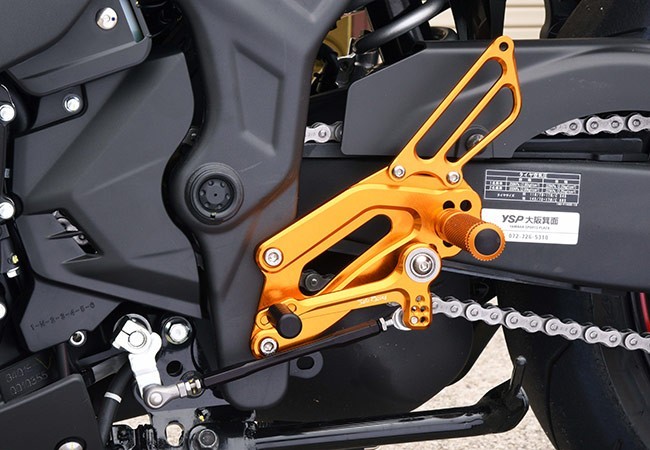 Sato Racing "Street Friendly" Adjustable Rearsets 2015-2018 YAMAHA YZF-R3 (YZF-R25) MT-03 / MT-25